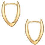 Creolen Sterling Silber gelbgold