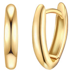 Creolen Sterling Silber gelbgold