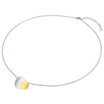 Kette mit Anhänger Sterling Silber bicolor