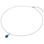 Kette mit Anhänger Sterling Silber Lapislazuli