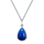 Kette mit Anhänger Sterling Silber Lapislazuli