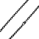 Kette Edelstahl schwarz
