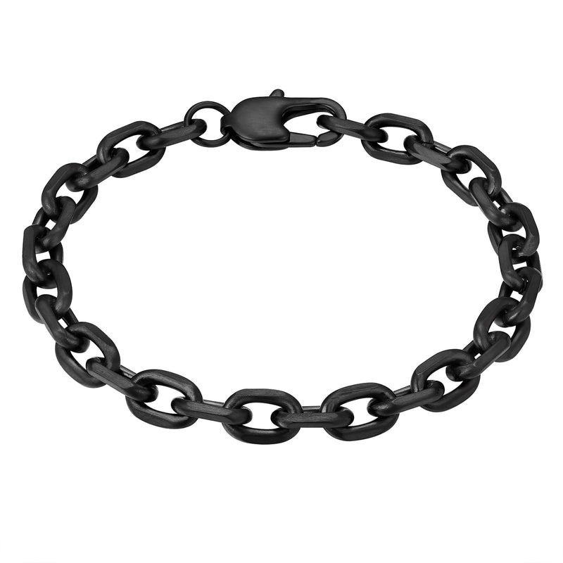 Armband Edelstahl schwarz