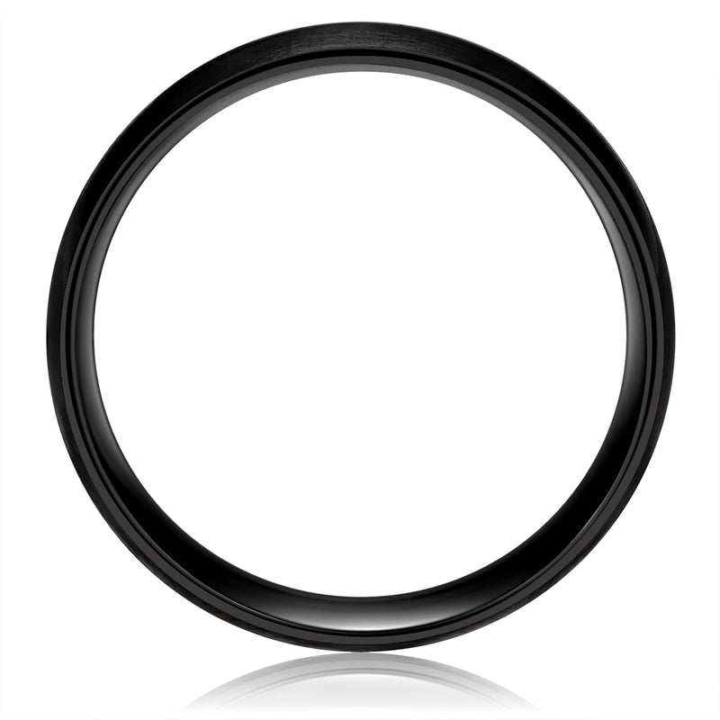Ring Edelstahl schwarz