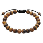 Armband Tigerauge braun