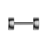Ohrstecker Edelstahl gunmetal