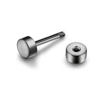 Ohrstecker Edelstahl gunmetal
