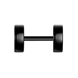 Ohrstecker Edelstahl schwarz
