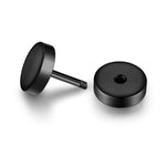 Ohrstecker Edelstahl schwarz