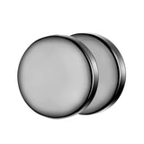Ohrstecker Edelstahl gunmetal