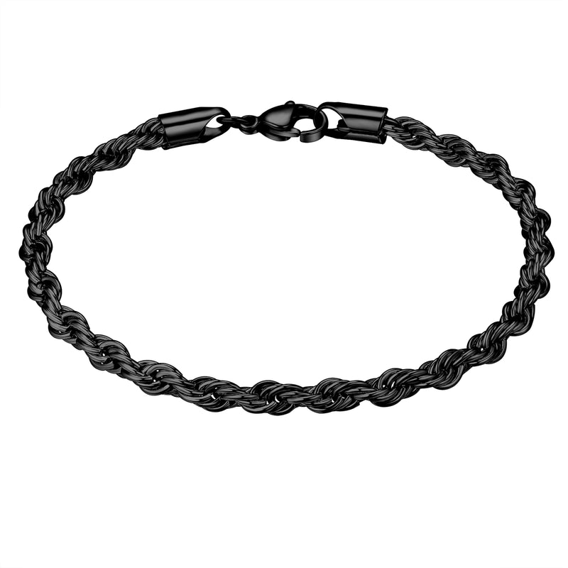 Armband Edelstahl schwarz