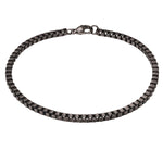 Armband Edelstahl gunmetal