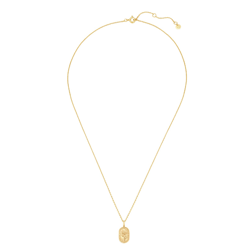 Kette mit Anhänger Sterling Silber gelbgold