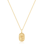 Kette mit Anhänger Sterling Silber gelbgold