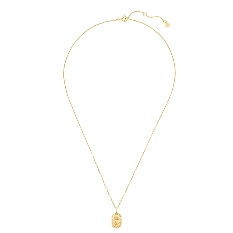 Kette mit Anhänger Sterling Silber gelbgold
