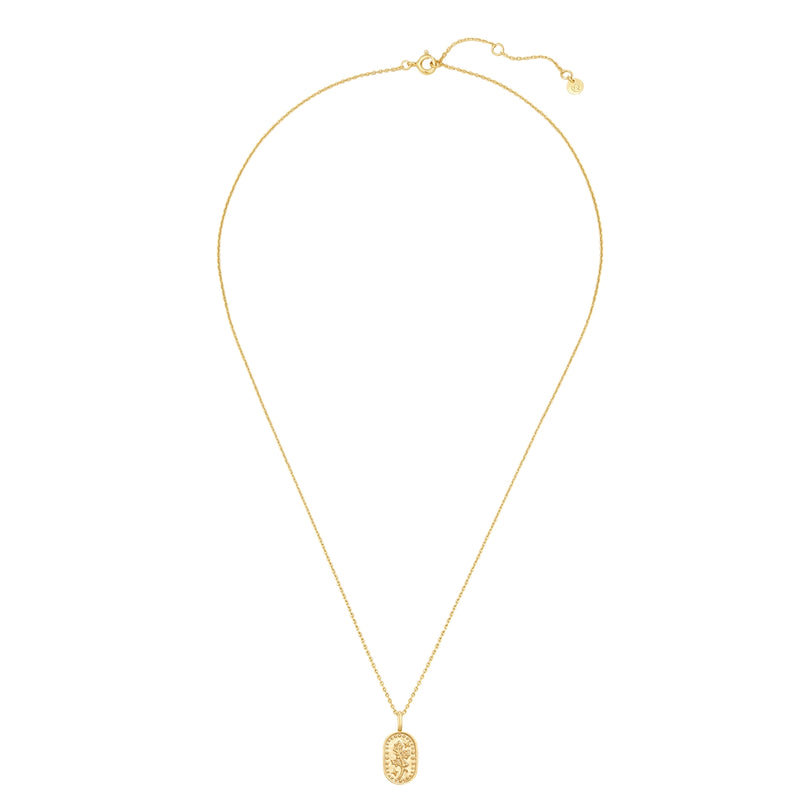 Kette mit Anhänger Sterling Silber gelbgold