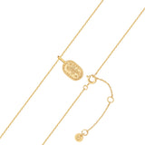 Kette mit Anhänger Sterling Silber gelbgold