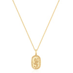 Kette mit Anhänger Sterling Silber gelbgold
