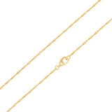 Kette Sterling Silber gelbgold