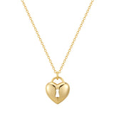 Kette mit Anhänger Sterling Silber gelbgold