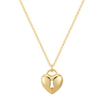 Kette mit Anhänger Sterling Silber gelbgold