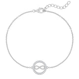 Armband Sterling Silber Zirkonia weiß