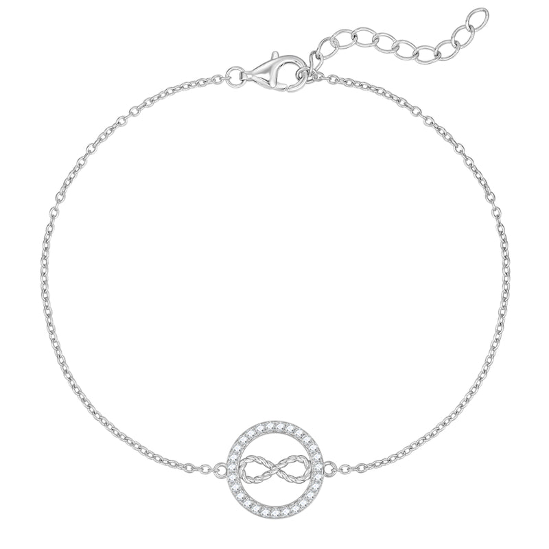 Armband Sterling Silber Zirkonia weiß