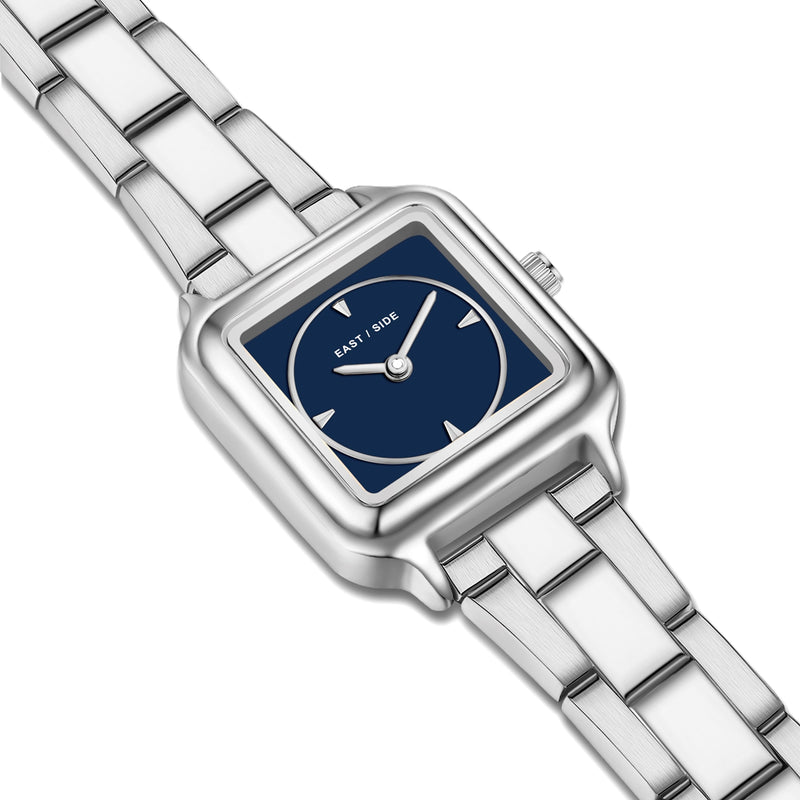 Damen Quarzuhr silber Edelstahl silber