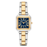 Damen Quaruhr bicolor Edelstahl bicolor