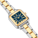 Damen Quaruhr bicolor Edelstahl bicolor