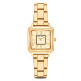 Damen Quarzuhr gelbgold Edelstahl gelbgold
