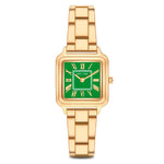 Damen Quarzuhr gelbgold Edelstahl gelbgold