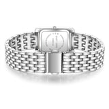 Damen Quarzuhr silber Metall-Legierung silber