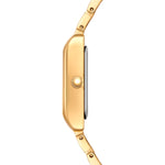 Damen Quarzuhr gelbgold Metall-Legierung gelbgold