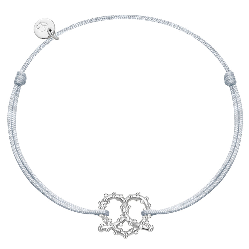 Armband Sterling Silber Textil (silber)