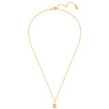 Kette mit Anhänger Sterling Silber gelbgold Zirkonia weiß