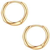 Creolen Sterling Silber gelbgold