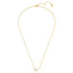 Kette mit Anhänger Sterling Silber gelbgold Opal weiß
