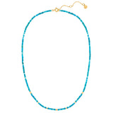 Kette Sterling Silber gelbgold Apatit blau