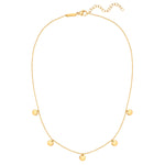 Kette mit Anhänger Edelstahl gelbgold