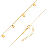 Kette mit Anhänger Edelstahl gelbgold