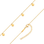 Kette mit Anhänger Edelstahl gelbgold