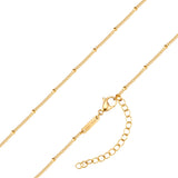 Kette Edelstahl gelbgold
