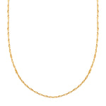 Kette Edelstahl gelbgold