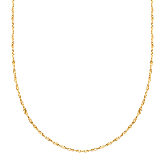 Kette Edelstahl gelbgold