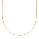 Kette Edelstahl gelbgold