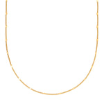 Kette Edelstahl gelbgold