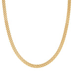 Kette Edelstahl gelbgold