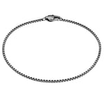 Armband Edelstahl gunmetal