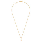 Kette mit Anhänger Edelstahl gelbgold